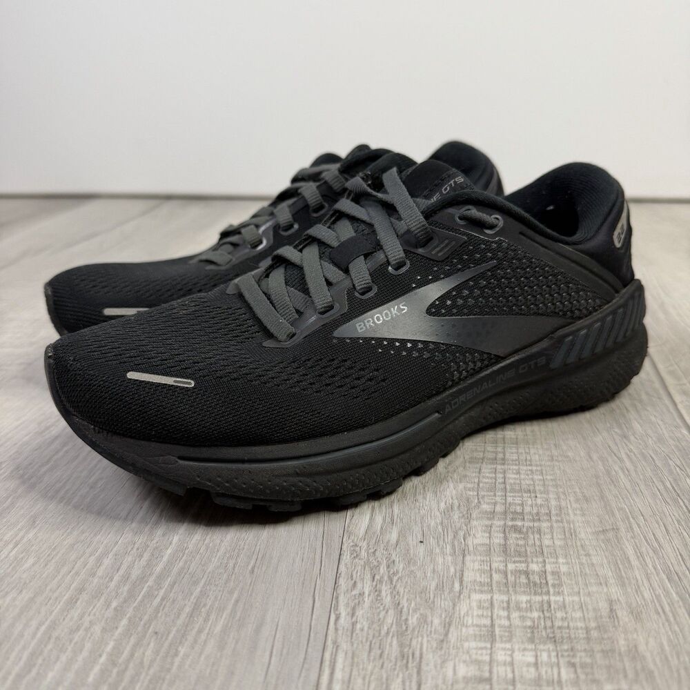 Brooks Adrenaline GTS 22 Women's 7.5 D (Wide) Running Shoes Black 1203531D020 K